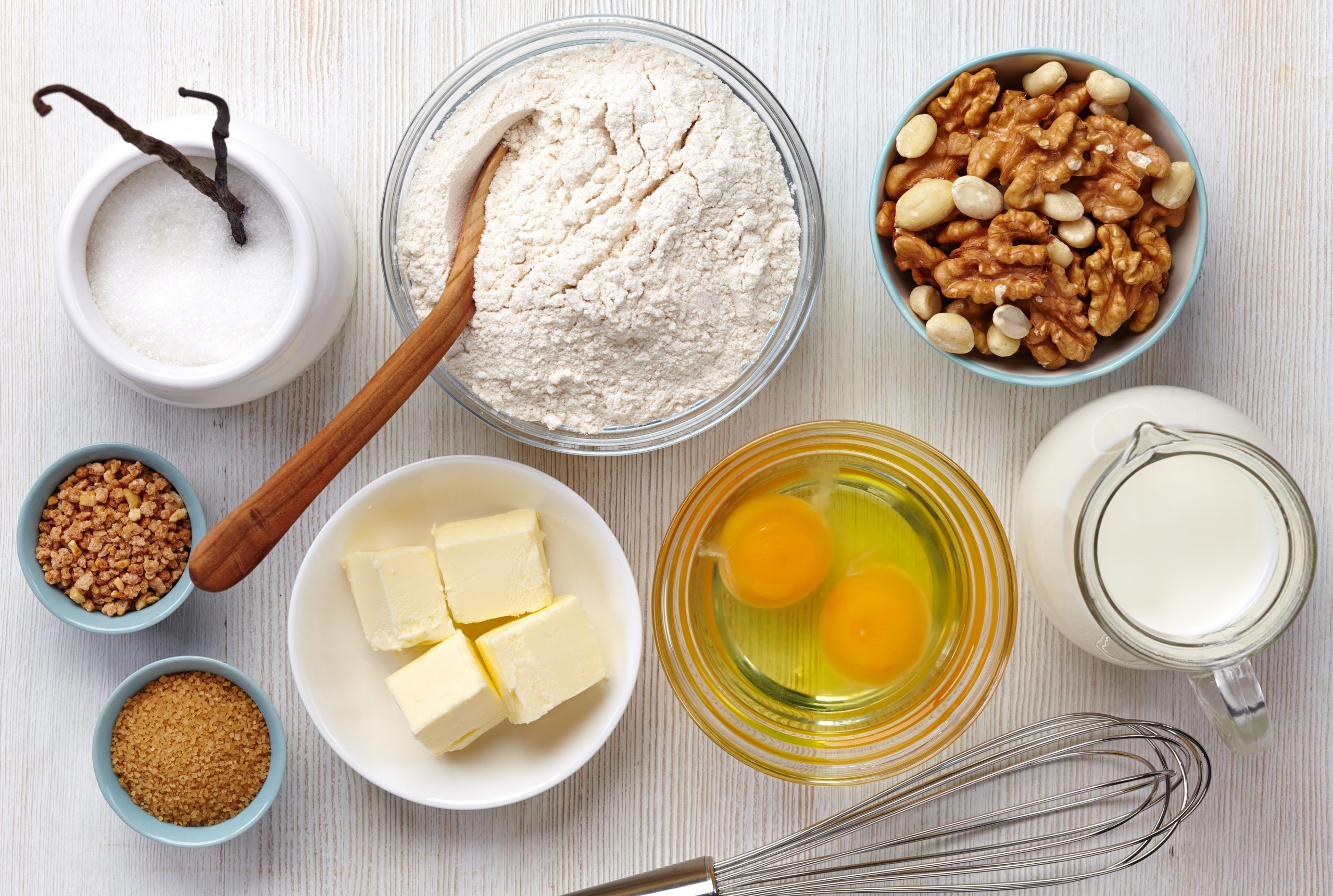Ingredients,For,Baking,Cake