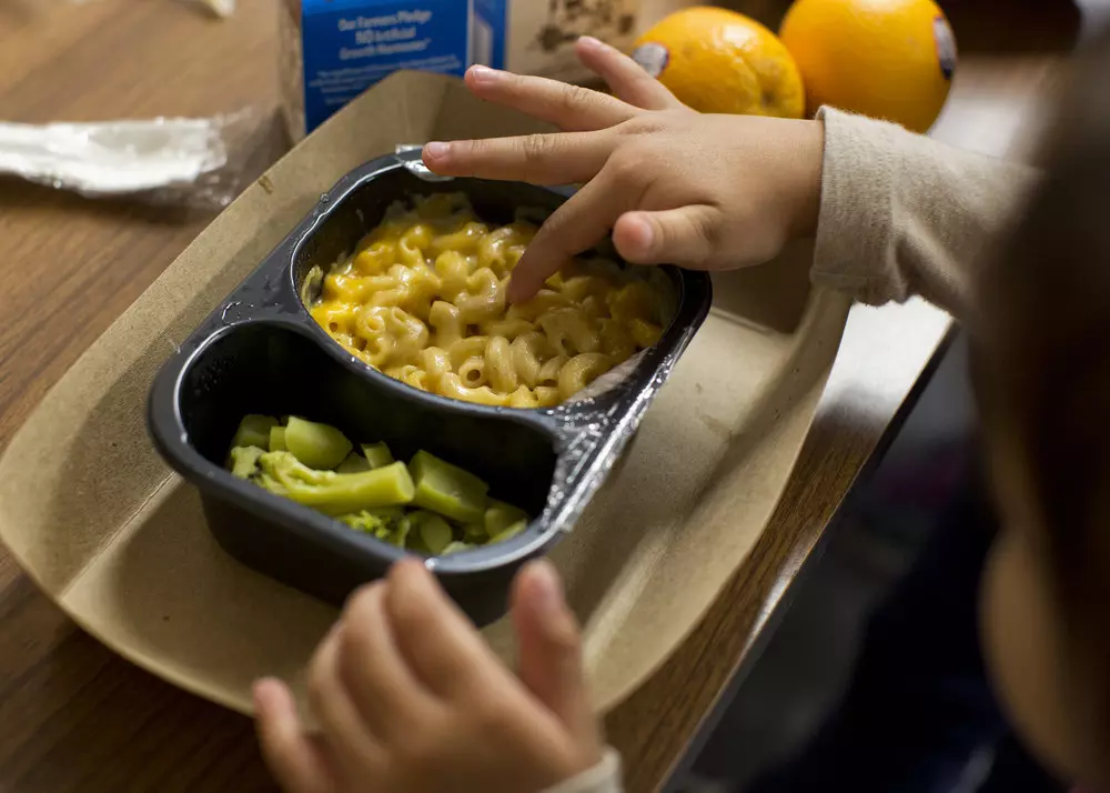 อาหารแช่แข็งกลายเป็นอาหารกลางวันของเด็กอเมริกาในหลายโรงเรียน