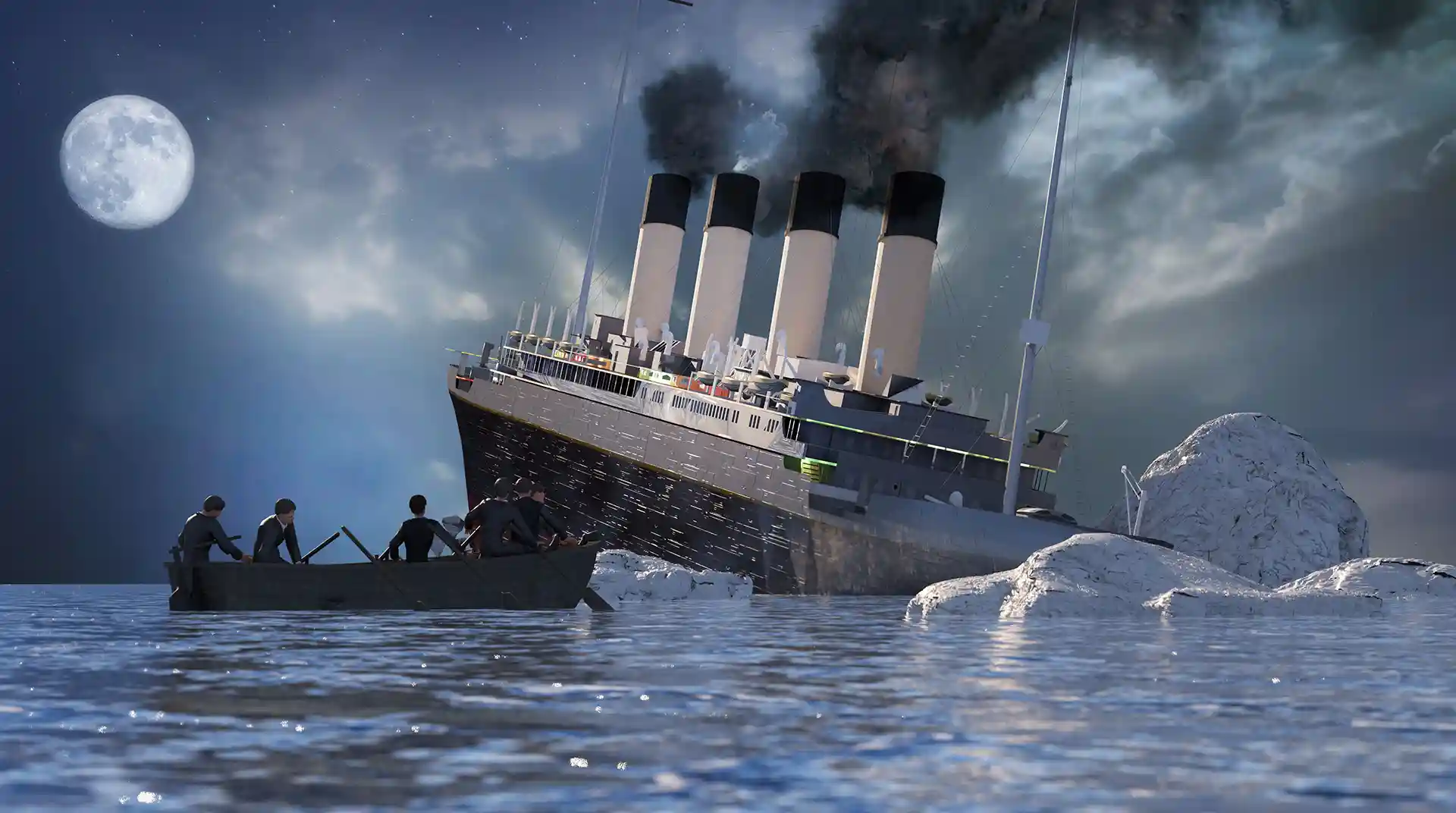ผู้รอดชีวิตจากเรือ titanic ล่ม