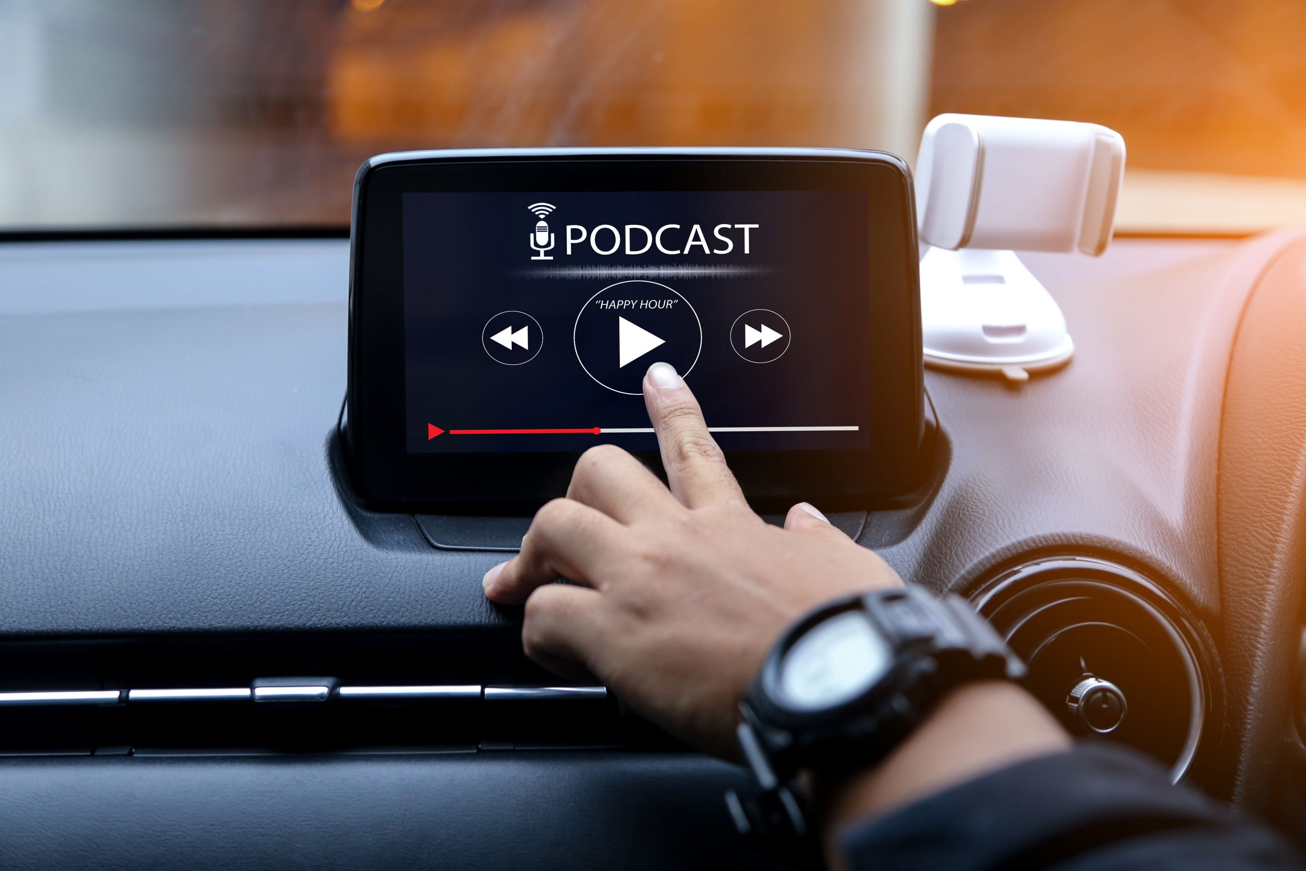 การฟัง Podcast ตอนขับรถช่วยฝึกภาษาได้